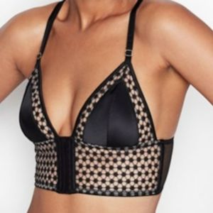 Luxe Lingerie Starburst Long Line Triangle Bra